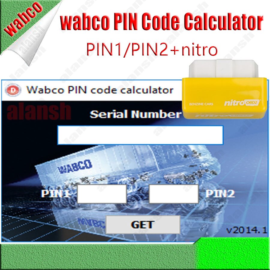 2021 Wabco  ڵ  PIN1/PIN2 Ȱ Keygen ..